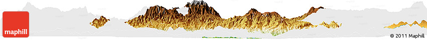 Physical Horizon Map of Lempira, single color outside