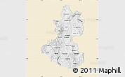 Classic Style Map of Lempira, single color outside