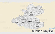 Classic Style Panoramic Map of Lempira, single color outside