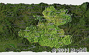 Satellite Panoramic Map of Lempira, darken