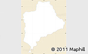 Classic Style Simple Map of Piraera, single color outside