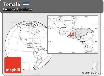 Blank Location Map of Tomala, highlighted country, highlighted parent region