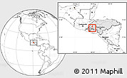 Blank Location Map of Tomala, highlighted country