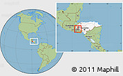 Savanna Style Location Map of Tomala, highlighted country, highlighted parent region, within the entire country