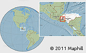 Savanna Style Location Map of Tomala, highlighted country, highlighted parent region, hill shading