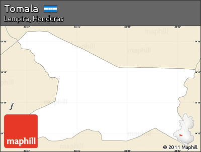Classic Style Simple Map of Tomala