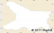Classic Style Simple Map of Tomala, single color outside