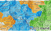 Political Shades 3D Map of Ocotepeque