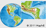 Physical Location Map of Concordia, highlighted parent region