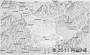 Silver Style 3D Map of Gualaco