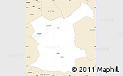Classic Style Simple Map of Gualaco