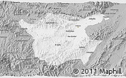 Gray 3D Map of Juticalpa