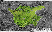 Satellite 3D Map of Juticalpa, desaturated