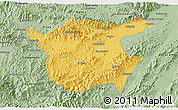 Savanna Style 3D Map of Juticalpa