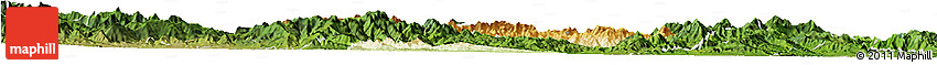 Physical Horizon Map of Juticalpa, satellite outside