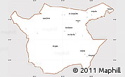 Classic Style Simple Map of Juticalpa, cropped outside