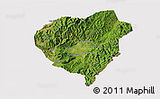 Satellite 3D Map of Danli, cropped outside
