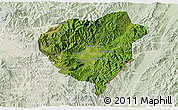 Satellite 3D Map of Danli, lighten