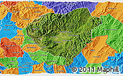 Satellite 3D Map of Danli, political outside