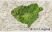 Satellite 3D Map of Danli, shaded relief outside