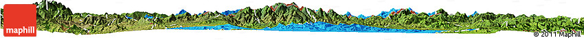 Political Horizon Map of Danli, satellite outside