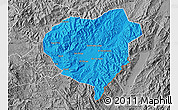 Political Map of Danli, desaturated