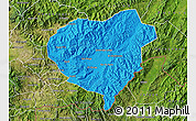 Political Map of Danli, satellite outside
