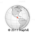 Outline Map of Danli