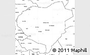 Blank Simple Map of Danli