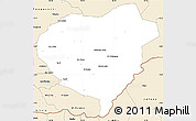 Classic Style Simple Map of Danli
