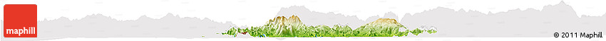 Physical Horizon Map of Valle, cropped outside