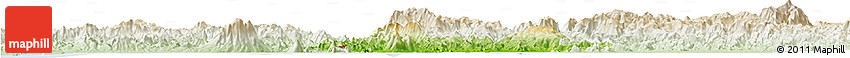 Physical Horizon Map of Valle, lighten
