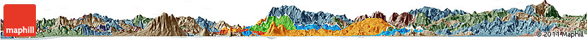 Political Horizon Map of Valle, semi-desaturated
