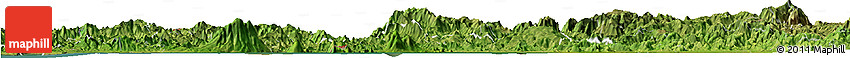 Satellite Horizon Map of Valle
