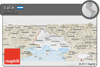 Classic Style Panoramic Map of Valle