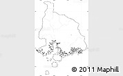 Blank Simple Map of Valle, cropped outside, no labels