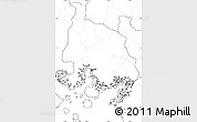 Blank Simple Map of Valle, no labels