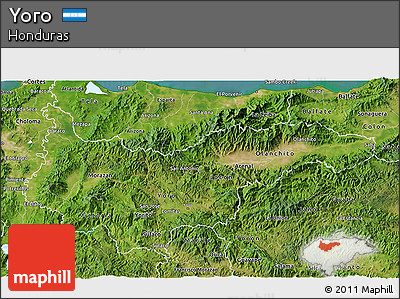 Satellite 3D Map of Yoro