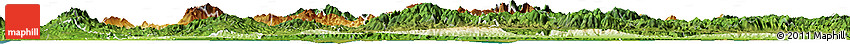 Physical Horizon Map of Yoro, satellite outside