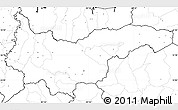 Blank Simple Map of Yoro, no labels