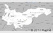 Gray Simple Map of Yoro