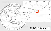 Blank Location Map of Eastern