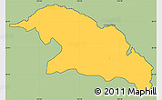 Savanna Style Simple Map of Eastern, cropped outside
