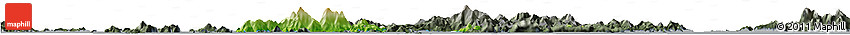 Physical Horizon Map of Islands, darken, semi-desaturated