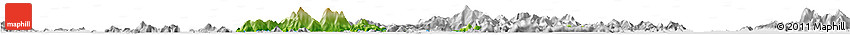 Physical Horizon Map of Islands, lighten, desaturated