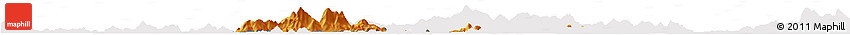Political Horizon Map of Islands, cropped outside
