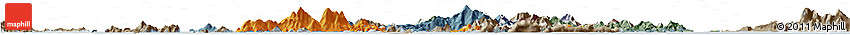 Political Horizon Map of Islands, semi-desaturated