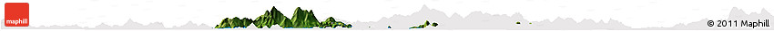Satellite Horizon Map of Islands, cropped outside