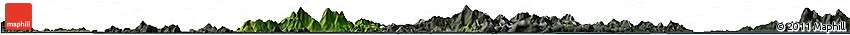 Satellite Horizon Map of Islands, darken, semi-desaturated