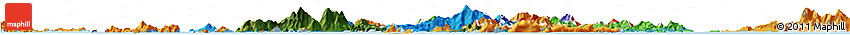 Satellite Horizon Map of Islands, political outside